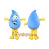 Blue Rain Drop Mascot Costume Blue Rain Drop Mascot Costume