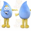 Blue Rain Drop Mascot Costume