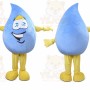 Blue Rain Drop Mascot Costume