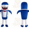 Blue Shark Mascot Costume