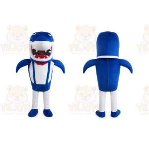 Blue Shark Mascot Costume