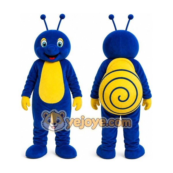 Blue Snails Mascot Costume