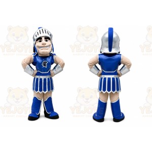 Blue Spartan Trojan Knight Mascot Costume