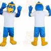 Blue Sport Eagle Cartoon Mascot Costume