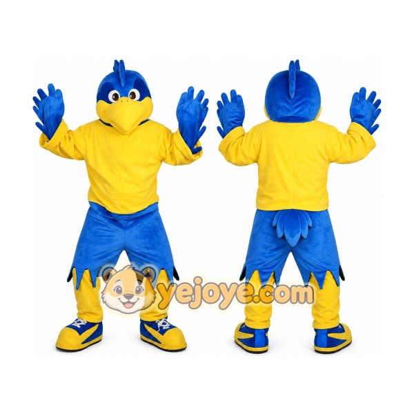 Blue Sport Eagle Mascot Costume for Adult