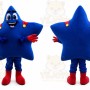 Blue Super Star Mascot Costume