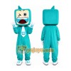 Blue Tv Mascot Costume Blue Tv Mascot Costume