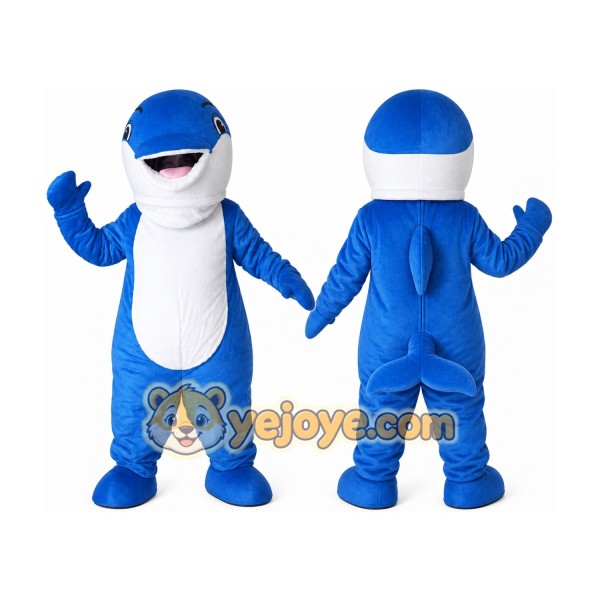 Blue Whale Adult Mascot Costume