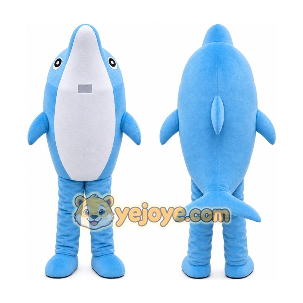 Blue Whale Sea Animal Mascot Costume Blue Whale Sea Animal Mascot Costume
