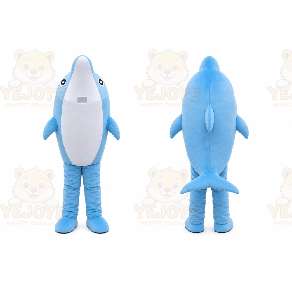 Blue Whale Sea Animal Mascot Costume
