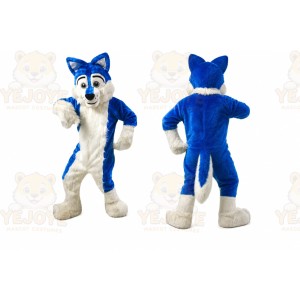 Blue Wolf Dog Husky Mascot Costume