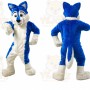 Blue Wolf Dog Husky Mascot Costume
