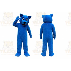 Blue Wolf Leopard Mascot Costume for Adult
