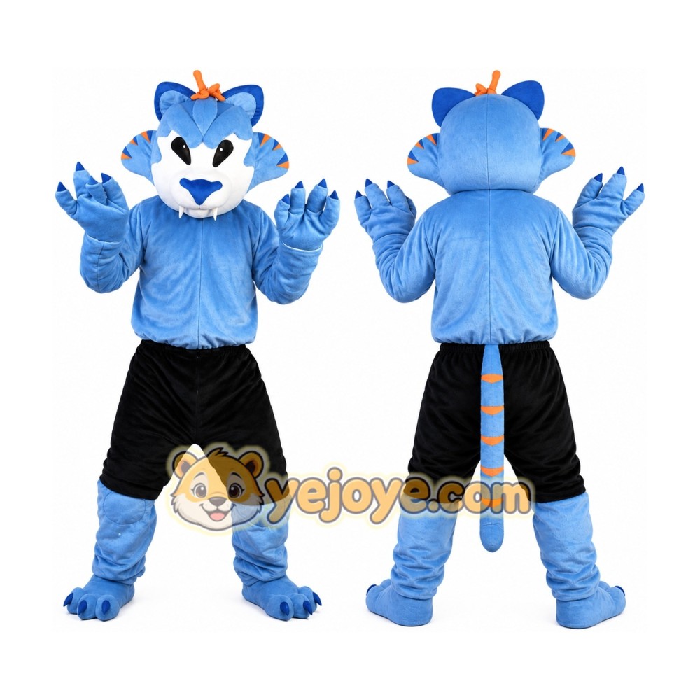 Blue Wolf Mascot Costume for Adult Blue Wolf Mascot Costume for Adult