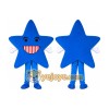 Blue_red five-pointed star Mascot Costume Blue_red five-pointed star Mascot Costume