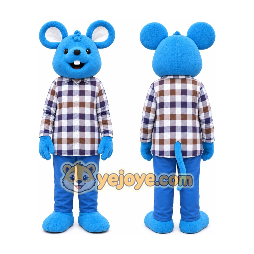 Blue_red mouse Mascot Costume Blue_red mouse Mascot Costume