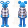 Blue_red mouse Mascot Costume