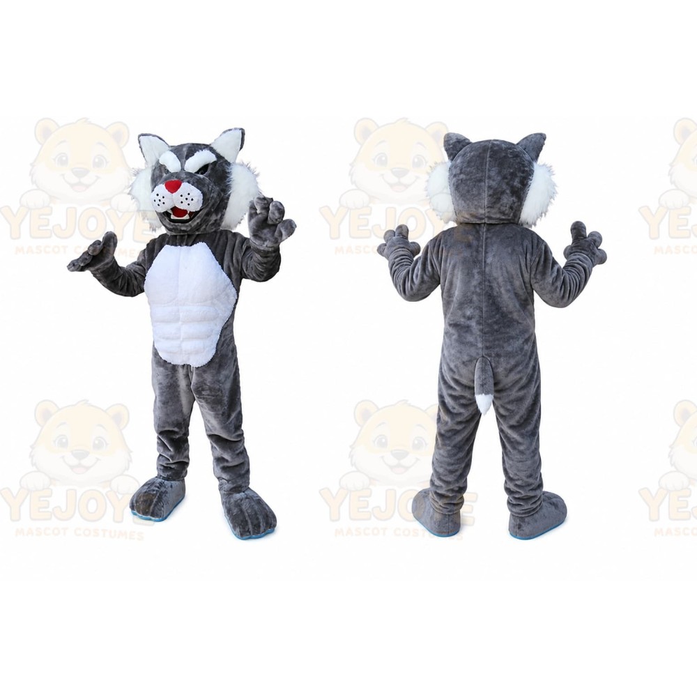 Bobcat Wildcat Mascot Costume Adult Halloween Costume
