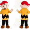 Boy Brown Mascot Costume