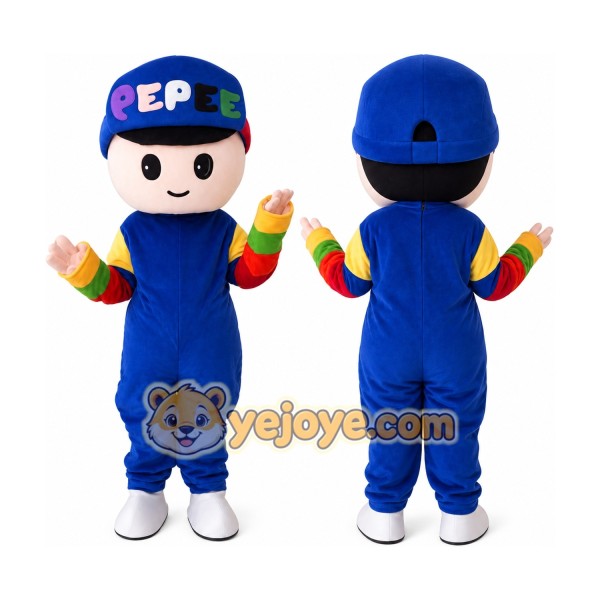 Boy Mascot Ads Cartoon Costume