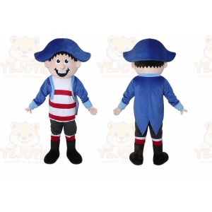 Boy Mascot Costume With Blue Hat