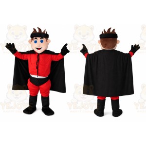 Boy Surperman Mascot Hero Costume