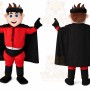 Boy Surperman Mascot Hero Costume