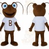 Brown Ant Mascot Costume Cartoon Ant