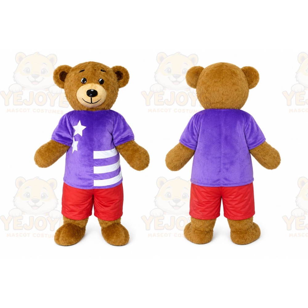 Brown Bear Adult Animal Mascot Costume
