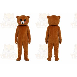 Brown Bear Cartoon Costume Performance Headgear Mascot