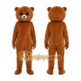 Brown Bear Cartoon Costume Performance Headgear Mascot