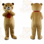 Brown Bear Cartoon Mascot Costume