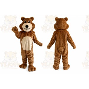Brown Bear Mascot Costume Deluxe