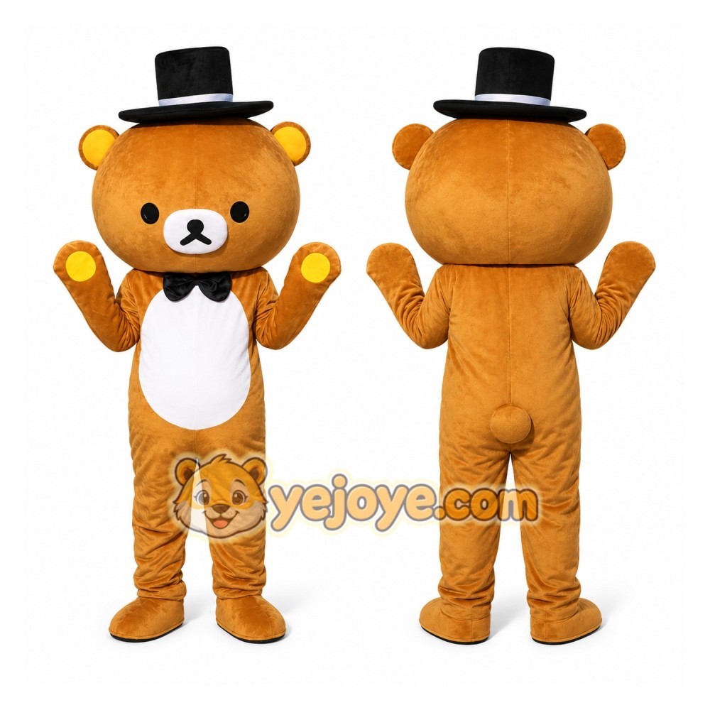 Brown Bear Mascot Costume Rilakkuma Bear Brown Bear Mascot Costume Rilakkuma Bear