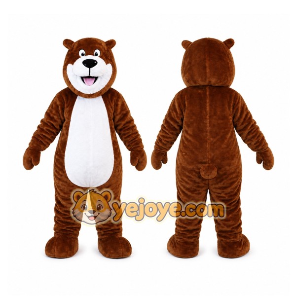Brown Bear Mascot Costume