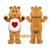 Brown Bear Mascot Costumes with Love Heart Brown Bear Mascot Costumes with Love Heart