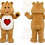 Brown Bear Mascot Costumes with Love Heart