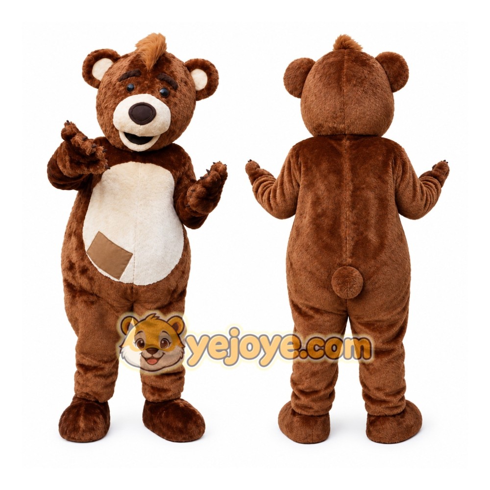 Brown Bear Mascot Costumes Brown Bear Mascot Costumes