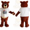 Brown Bear Plush Bear Mascot Costume