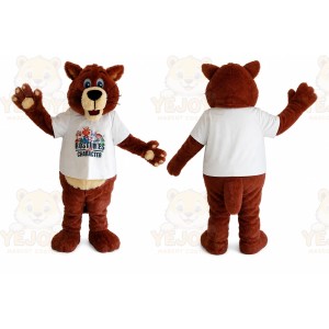 Brown Bear Plush Bear Mascot Costume