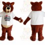 Brown Bear Plush Bear Mascot Costume