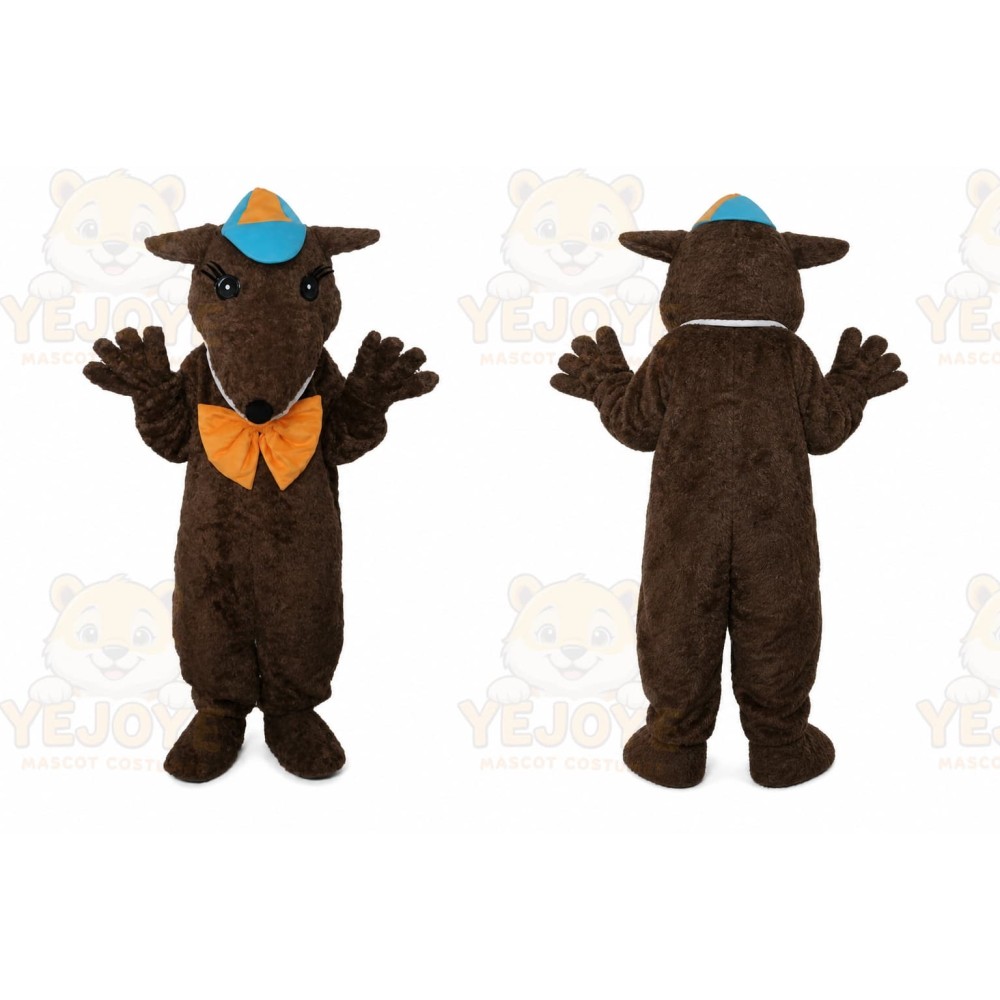 Brown Beast Mascot Costume