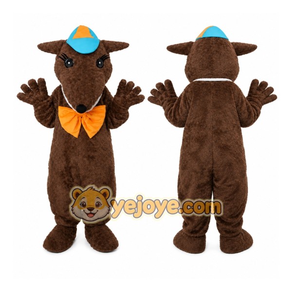 Brown Beast Mascot Costume