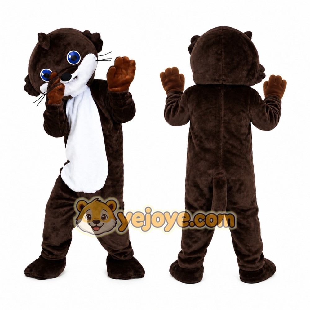 Brown Beaver Mascot Costume for Adult Brown Beaver Mascot Costume for Adult