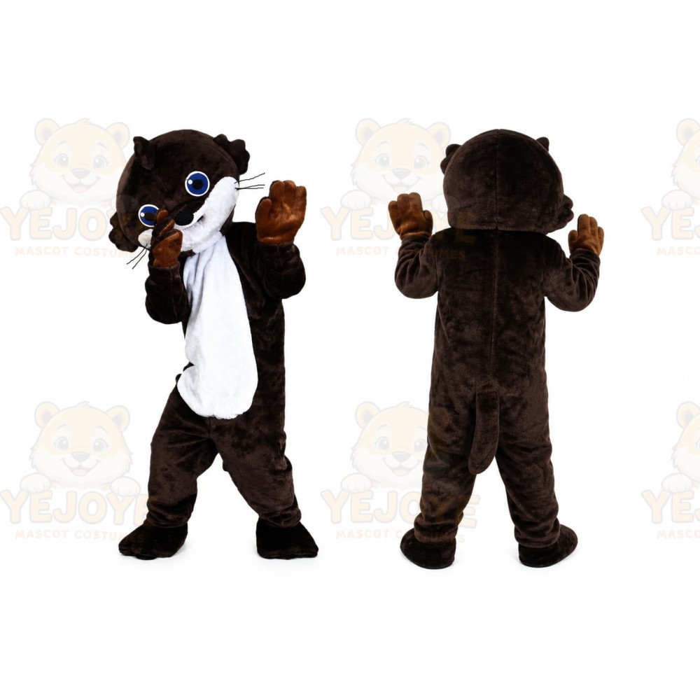 Brown Beaver Mascot Costume for Adult