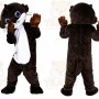 Brown Beaver Mascot Costume for Adult