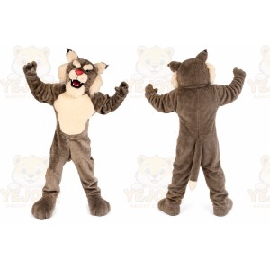 Brown Bengal Tiger Mascot Costume
