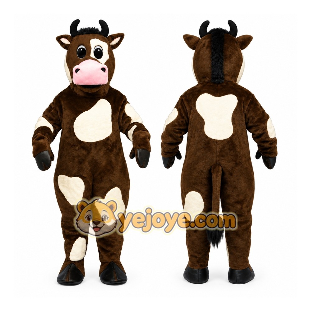 Brown Bessy Lightweight Mascot Costume Brown Bessy Lightweight Mascot Costume