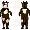 Brown Bessy Lightweight Mascot Costume