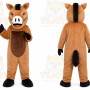 Brown Boar Mascot Costume